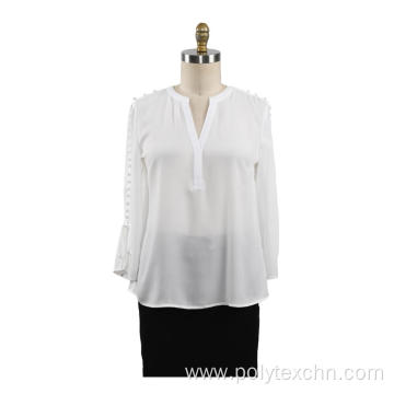 Long Sleeves Blouse Casual Ladies Shirt